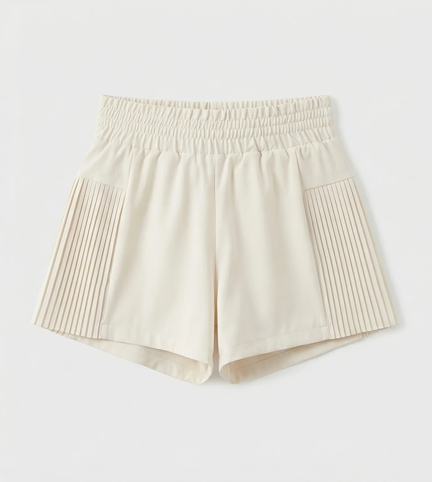 Cream Shorts